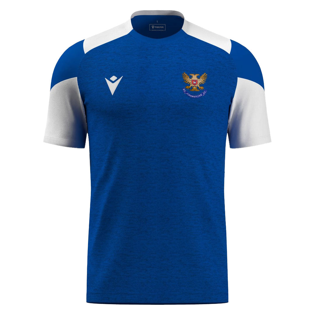 Jnr SJFC 24/25 Warm Up T-Shirt Royal Blue|White