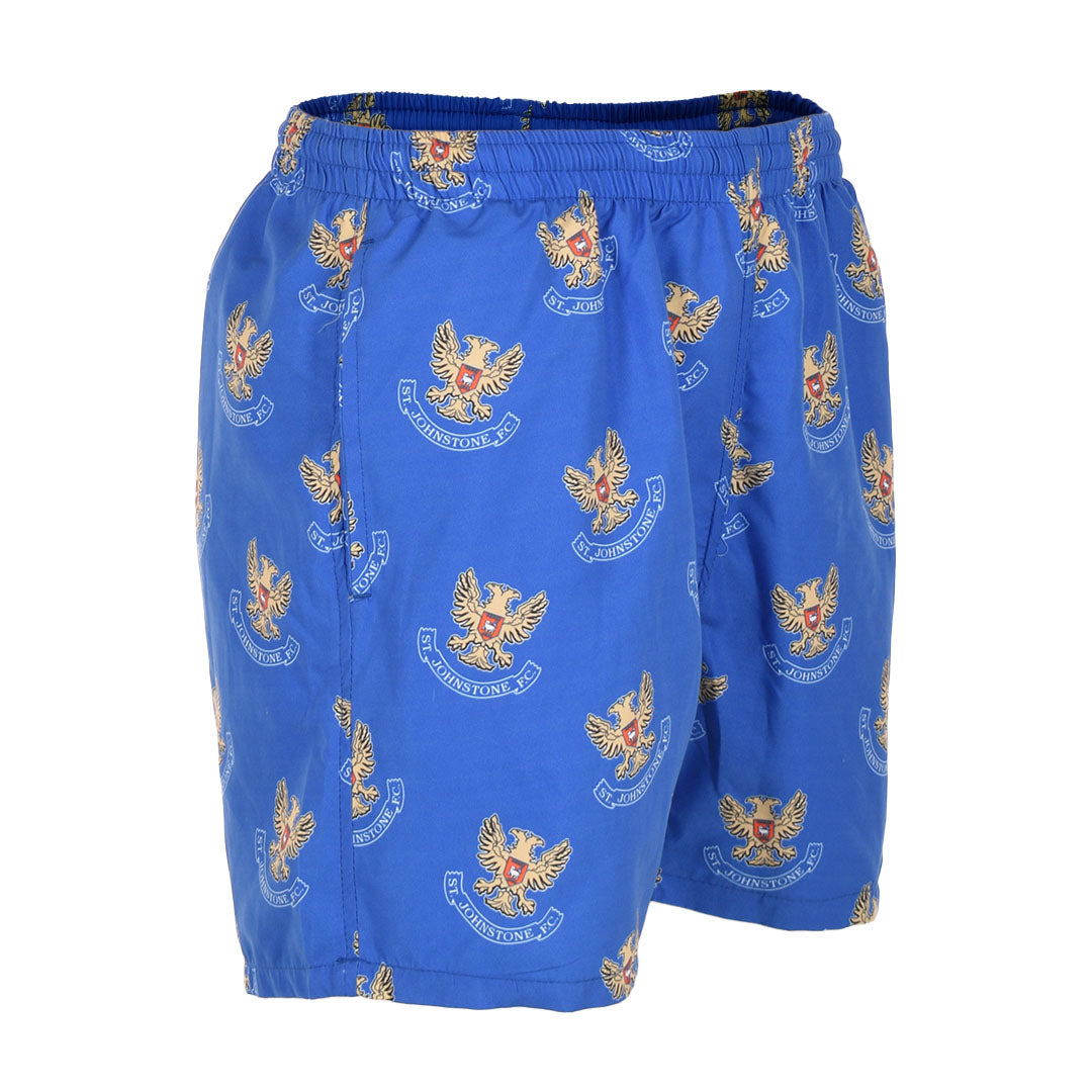 Jnr Patterned Swim Short Royal