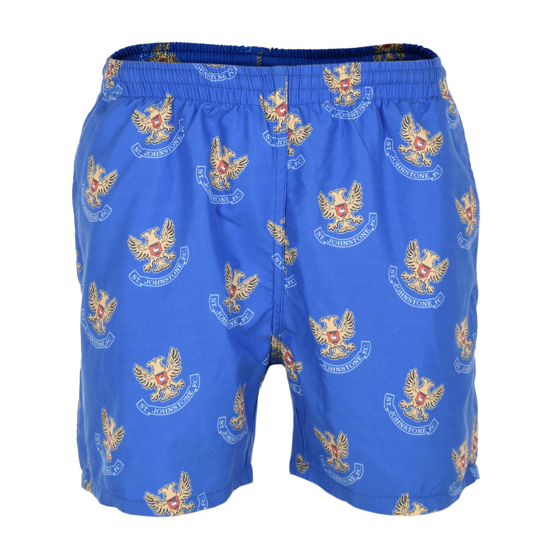 Jnr Patterned Swim Short Royal